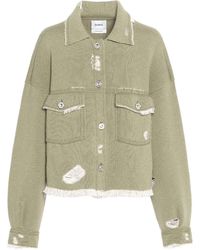 Barrie - Denim Fringed Jacket - Lyst