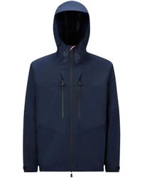 Moncler - Logo-print hooded jacket - Lyst