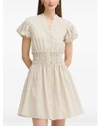 Fracomina - Striped Short-Sleeve Mini Dress - Lyst