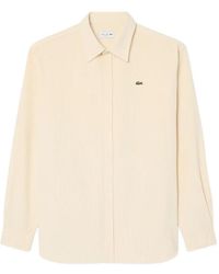 Lacoste - Regular-Fit Corduroy Shirt - Lyst