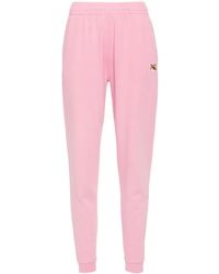 Maison Kitsuné - Pantalones de chándal con aplique Fox Head - Lyst