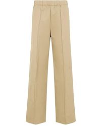 Jil Sander - Pantalones Con Cinturilla Elástica - Lyst
