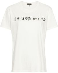 R13 - Nevermind-print Cotton T-shirt - Lyst