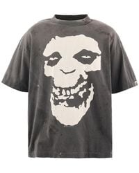 SAINT Mxxxxxx - X A Bathing Ape Graphic-Print T-Shirt - Lyst