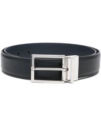 Brioni - Reversible Leather Buckle Belt - Lyst