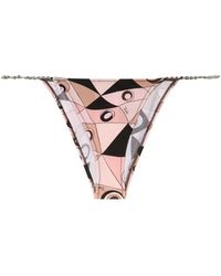 PUCCI - Occhi Printed Bikini Bottom - Lyst