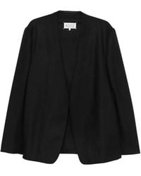 Maison Margiela - Logo-Print Hoodie - Lyst