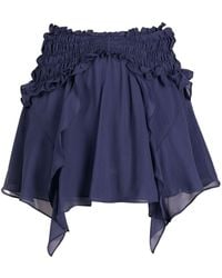 Isabel Marant - Tripsy Ruffled Silk-chiffon Miniskirt - Lyst
