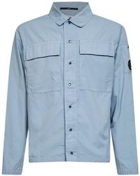 C.P. Company - Light Cotton Ripstop Lens Overshirt - Lyst