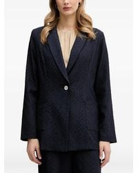 Joseph Ribkoff - Blazer Texturizado Con Botones - Lyst