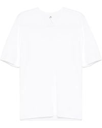 Label Under Construction - Ungesäumtes T-Shirt - Lyst