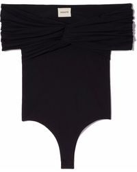 Khaite - Black "rafael" Bodysuit - Lyst