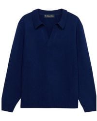 Brooks Brothers - Open-Collar Lambswool Sweater - Lyst