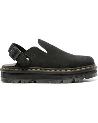 Dr. Martens - Zebzag Suede Mules - Lyst