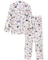 Polo Ralph Lauren - Ski-Motif Cotton Long-Sleeve Pyjama Set - Lyst