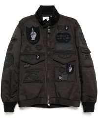 Sacai - Logo Badge Bomber Jacket - Lyst