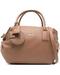 Liu Jo - Logo-Lettering Tote Bag - Lyst