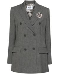 Blugirl Blumarine - Double-Breasted Blazer - Lyst