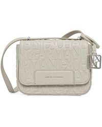 ARMANI EXCHANGE - Logo-Embossed Crossbody Bag - Lyst