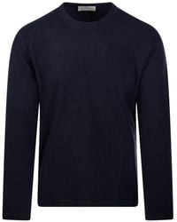 Officine Generale - Long-Sleeve Crew-Neck Sweater - Lyst