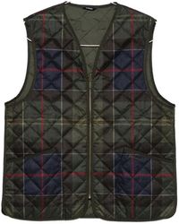 Barbour - Tartan-Pattern Waistcoat - Lyst
