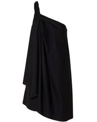 SELECTED - One-Shoulder Mini Dress - Lyst