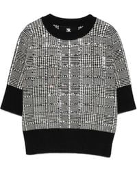 Ermanno Scervino - Camiseta con motivo pied de poule - Lyst