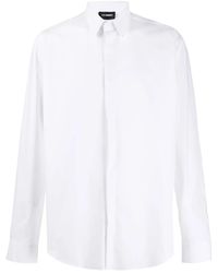 Les Hommes - Chemise À Col Pointu - Lyst