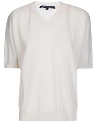 Sofie D'Hoore - ショートスリーブ Vネックトップ - Lyst