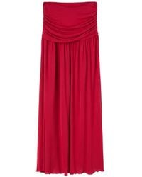 RETORI - Draped Jersey Maxi Skirt - Lyst