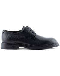 Emporio Armani - Lace-up Leather Derby Shoes - Lyst