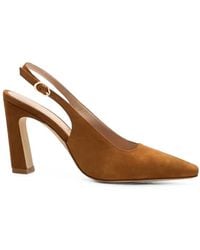Stuart Weitzman - Gewebte Stassi Slingback-Pumps - Lyst