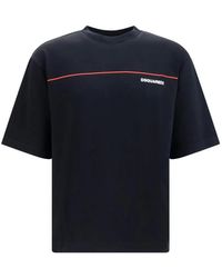 DSquared² - T-Shirt Ample À Logo Imprimé - Lyst