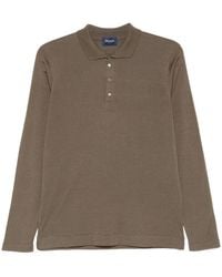 Drumohr - Long-Sleeve Polo Shirt - Lyst