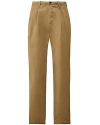 C.P. Company - Cotton Gabardine Loose Trousers - Lyst