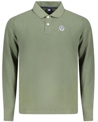North Sails - Long-Sleeve Logo-Patch Polo Shirt - Lyst