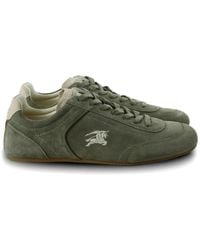 Burberry - Knight Runner Logo-Embroidered Sneakers - Lyst