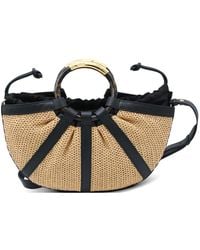 Coccinelle - Sac Cabas En Paille Tressée Médium - Lyst