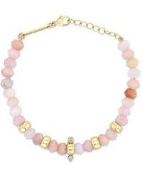 Zoe Chicco - 14K Opal And Diamond Bracelet - Lyst