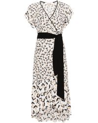 Diane von Furstenberg - Violla Floral-print Wrap Dress - Lyst