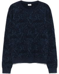 Etro - Cotton Crewneck Sweater-Uomo - Lyst