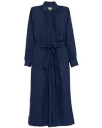 N.Peal Cashmere - Robe-Chemise À Taille Ceinturée - Lyst