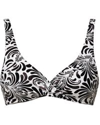 Twinset - Underwired Bikini Top With Botanical Print - Lyst