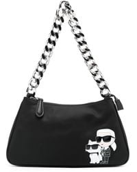 KARL LAGERFELD - K/Ikonik 2.0 Shoulder Bag - Lyst