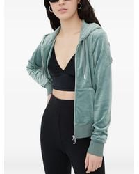 Juicy Couture - Embroidered Zip-Up Hoodie - Lyst