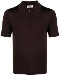 Sandro - Zip-up Polo Shirt - Lyst