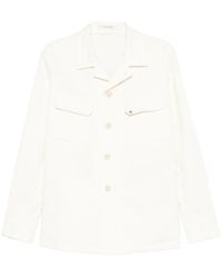 Tagliatore - Button-Up Shirtjack Met Zakdetail - Lyst