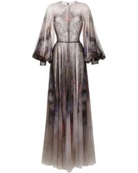 Saiid Kobeisy - Printed Evening Gown - Lyst