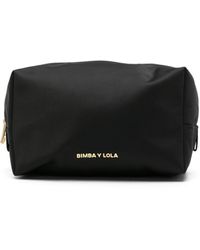 Bimba Y Lola - Small Logo-lettering Makeup Bag - Lyst
