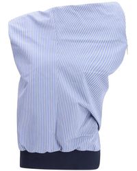 Sacai - Gestreepte Top - Lyst